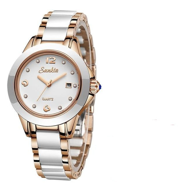 Women Rose Gold Bracelet Watches