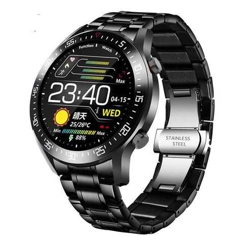 Men Sport Watches  Steel Band Digital Electronic LED Wrist Watch