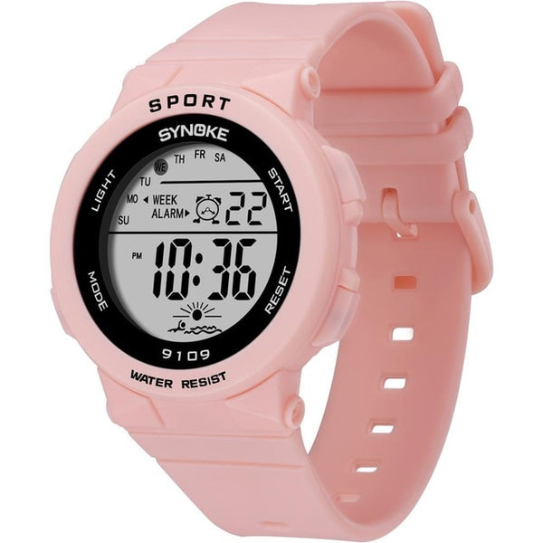 Band Watches For Kids Girls 50M Waterproof Digital Electronic Watch