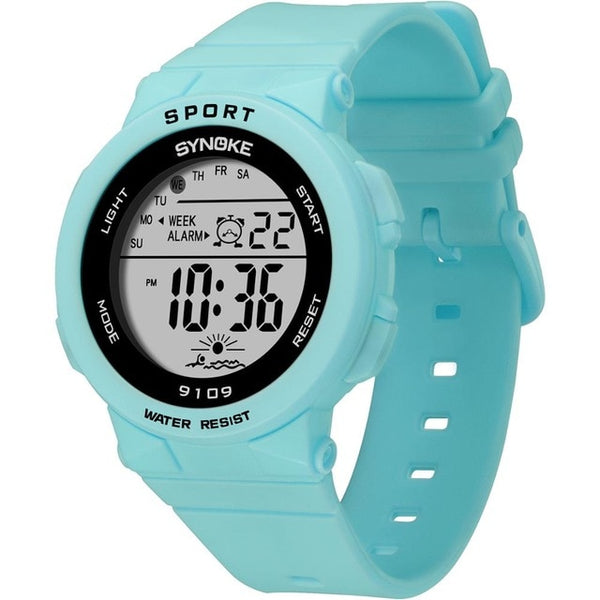 Band Watches For Kids Girls 50M Waterproof Digital Electronic Watch