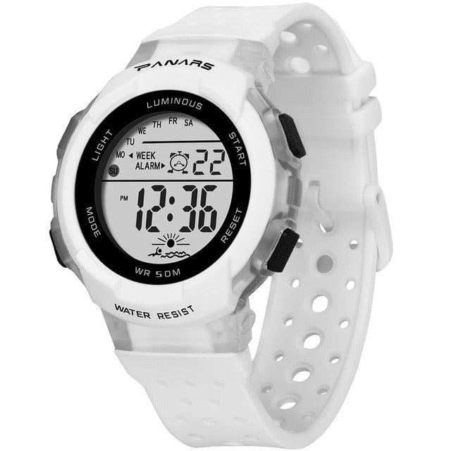 Band Watches For Kids Girls 50M Waterproof Digital Electronic Watch