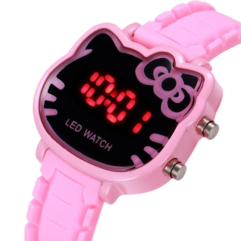 Children Watch Led Sports Kids Watches Girls