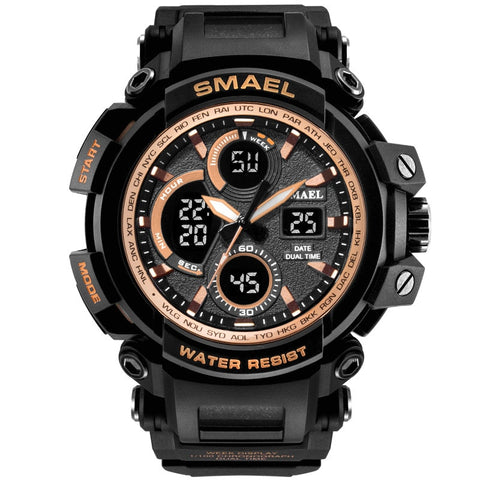 Men Sport Watches Led Digital Rubber Strap Smart Watch 30m Waterproof