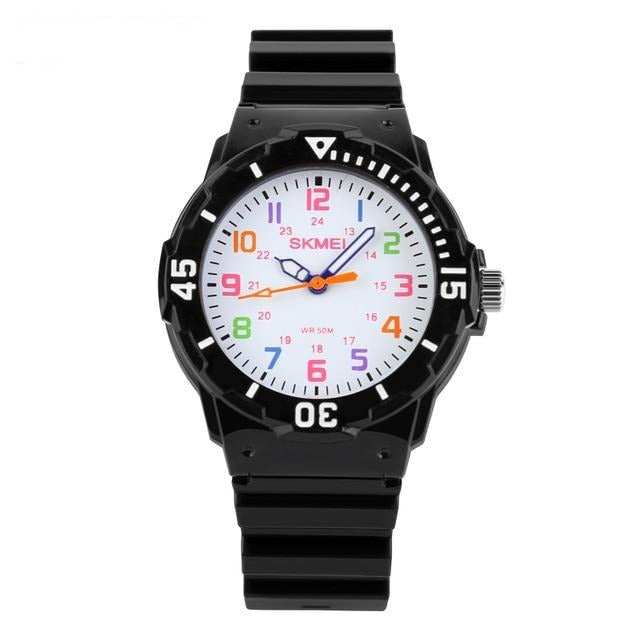 Kids Quartz Watches 50M Waterproof Analog Wristwatches