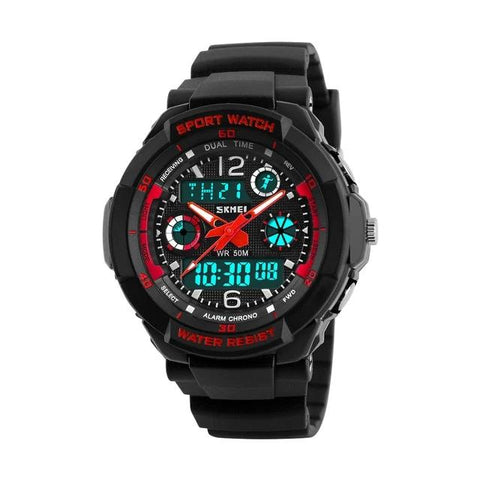 Children Sports Fashion LED Quartz Digital Watch Boys Girls