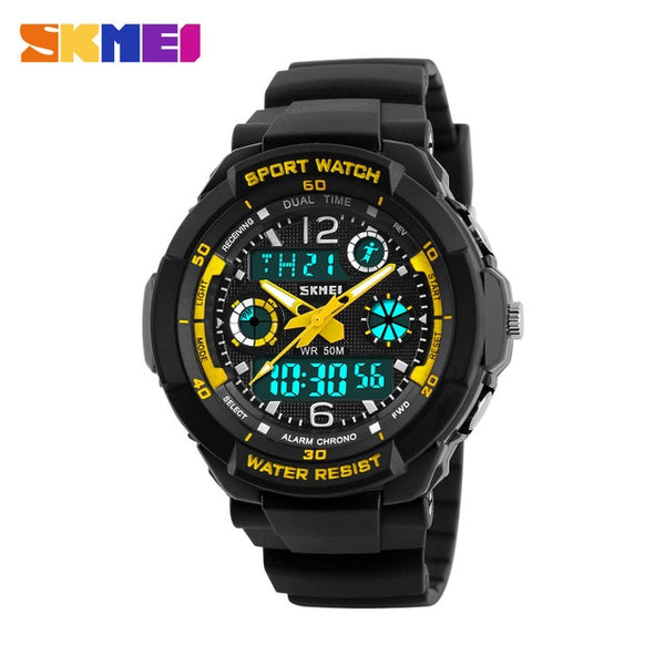 Children Sports Fashion LED Quartz Digital Watch Boys Girls